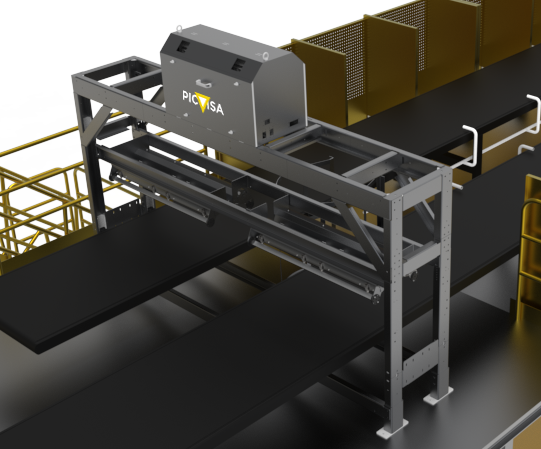 ECOSORT TEXTIL optical sorter for textile recycling